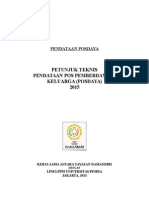 Petunjuk Teknis Pendataan Posdaya 2015