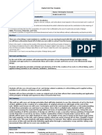 Digital Unit Plan Template