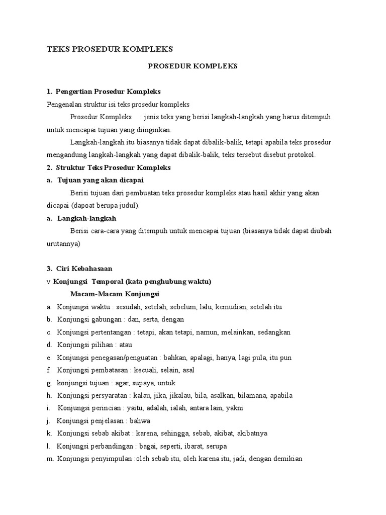 Teks Prosedur Komplek1