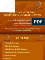 Real Time Vital Sign Monitoring Using NI Labview