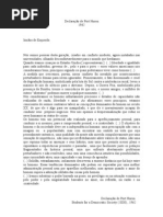 Declaração de Port Huron - 1962