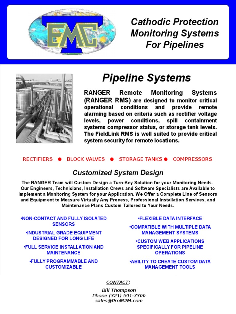 Cathodic Protection Monitoring Systems For Pipelines | PDF