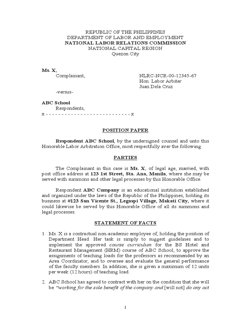 Position Paper Sample / Position Paper Example Philippines : Position Paper Sample ... - Mun position paper is a key part of getting ready for a mun conference.