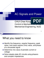 Part II - 3 - AC Signals and Power