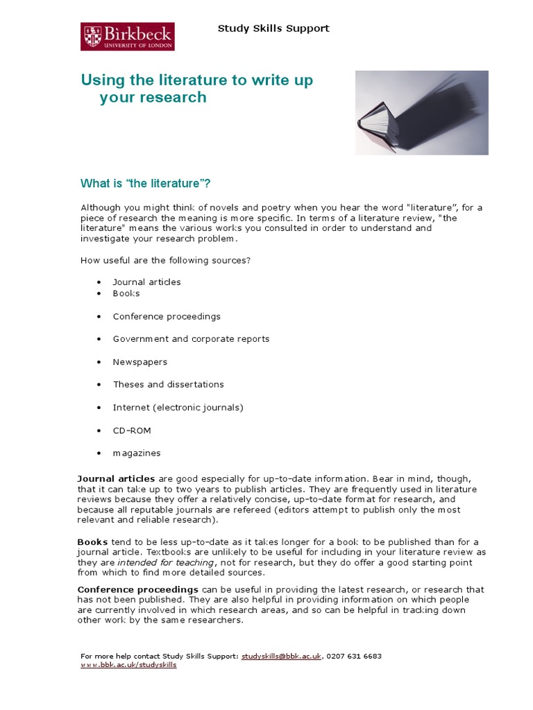 Effective Literature Review Writing | PDF | Literature Review | Thesis