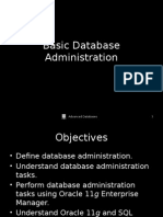 Basic Oracle Database Administration (1)