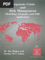 Corporate Crisis and Risk Management PDF