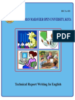 Techincal Report Writing in English