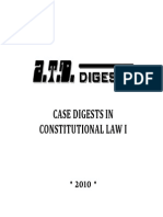 CASE DIGESTS IN CONSTITUTIONAL LAW I