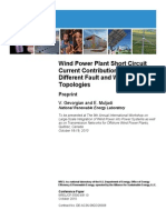 2010 Wind Power Plant Shrot Circuit Cirrent Contribution for Different Fault and Wind Turbine Topologies