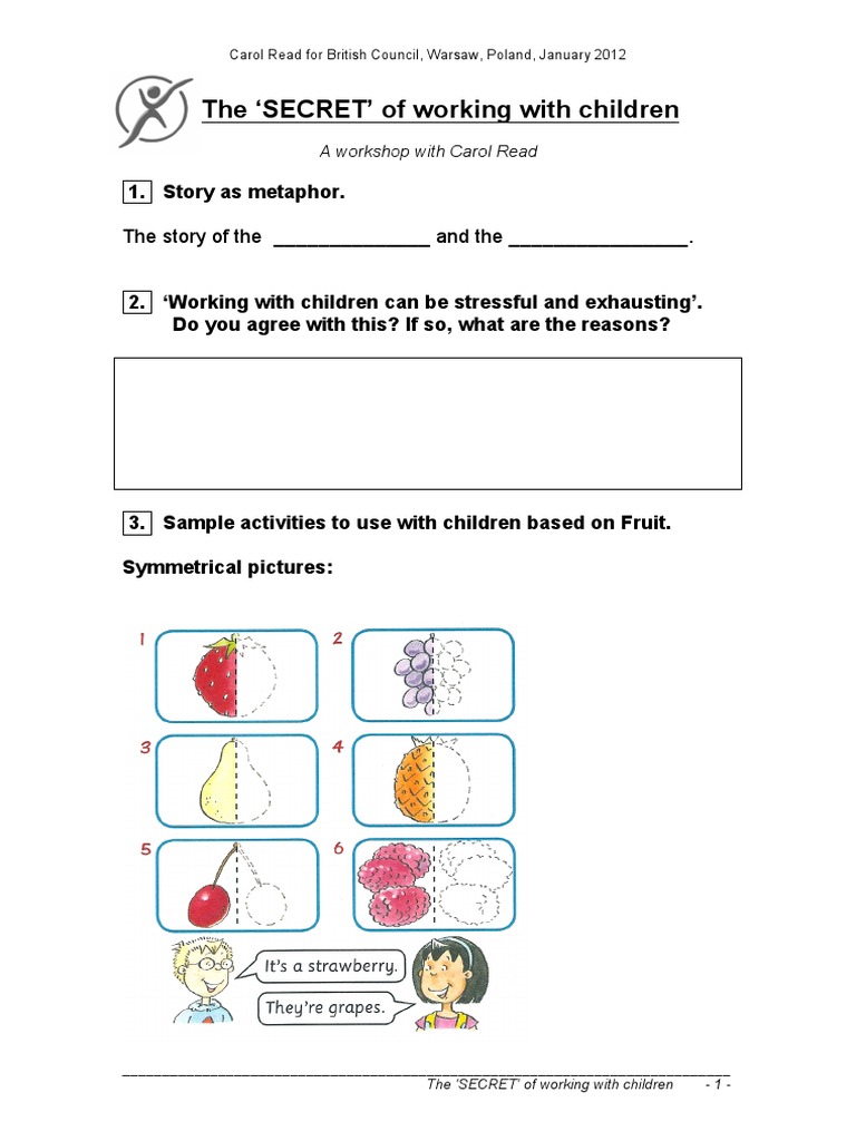 The SECRET Handout | PDF | Fruit | Psychology