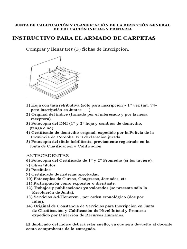 Instructivo Armado de Carpetas Educativas | PDF | Derecho | Tecnología