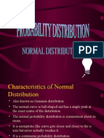 Probability Distribution Normal