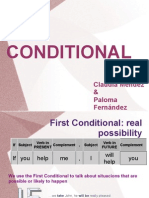 Conditional: Claudia Méndez & Paloma Fernández