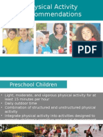 Physical Activity Recommendations