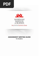 Download AIB Assignment Writing Guide for Students - V8Dec2013 by hali10 SN262452200 doc pdf