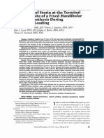 Of Of: Evaluation Strain Terminal Abutmentsite Fixed Mandibular Prosthesis During Cantilever Loading