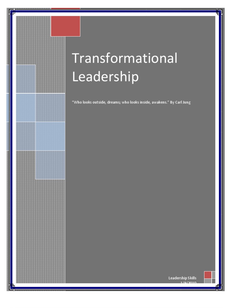 Transformational Leadership Principles | PDF | Transformational ...
