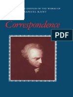 Kant, Immanuel - Correspondence (Cambridge, 1999) PDF