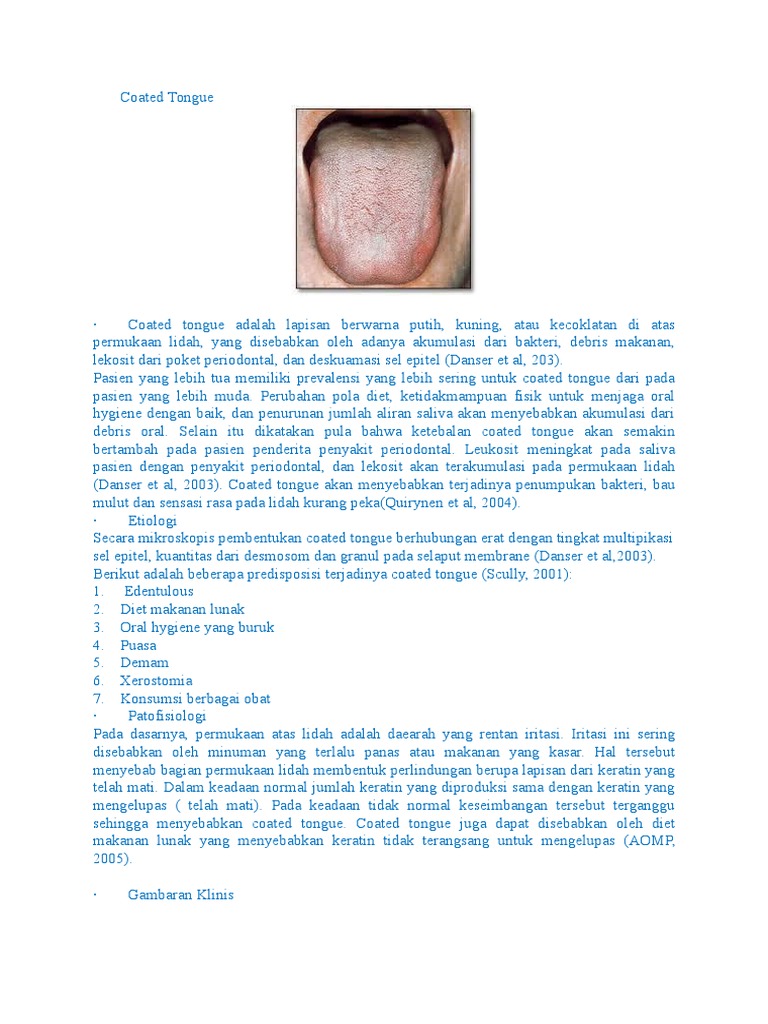 Coated Tongue