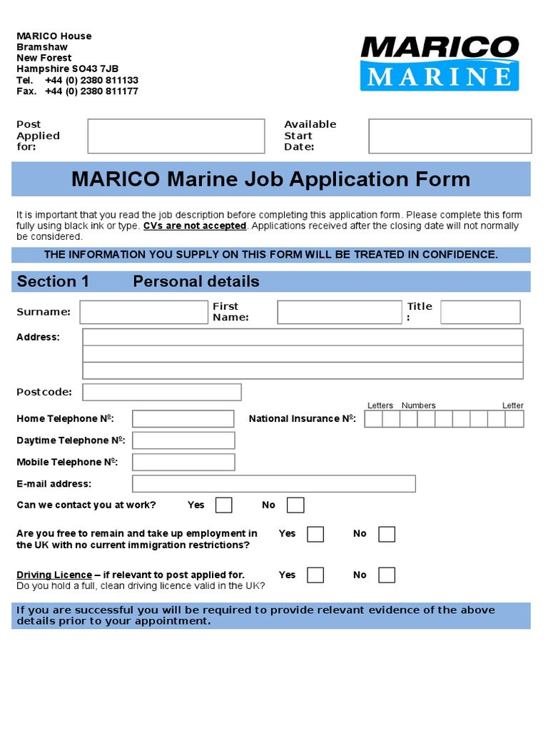 Job Application Form Template Word Race And Ethnicity In The United