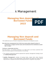 Cap 13 Managing Nondeposit and Borrowed Funds