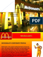 Mcdonalds case study strategic management