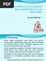 Download Peran Serta Masyarakat Dalam Pengelolaan Posyandu by rahmani SN26247323 doc pdf