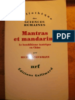 Mantras Et Mandarins Le Bouddhisme Tantrique en Chine - Michael Strickman