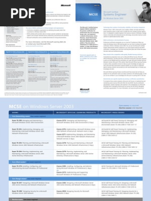 Mcse At A Glance Microsoft Certified Professional - 