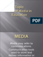 Role of Media in Education