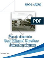 Plan de desarrollo San Miguel Dueñas