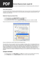 An Outlook Express Basic Repair Kit