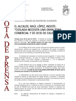 150420 NP-Propuesta Nueva Zona Comercial y de Ocio en Coslada