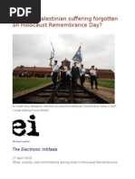 Why Was Palestinian Suffering Forgotten on Holocaust Remembrance Day