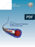 Surge Pressure Prediction For Running Liners
