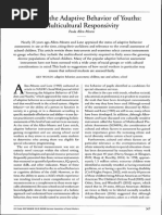 Assessing The Adaptive Behavior of Youths - Multicultural Responsivity