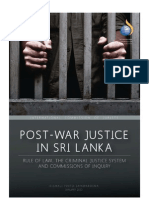 Post-War Justice in Sri Lanka