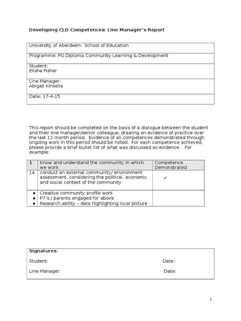 CLD Competences Development Report | PDF | Competence (Human Resources ...