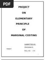 Elementary Principal of Marginal - 1project