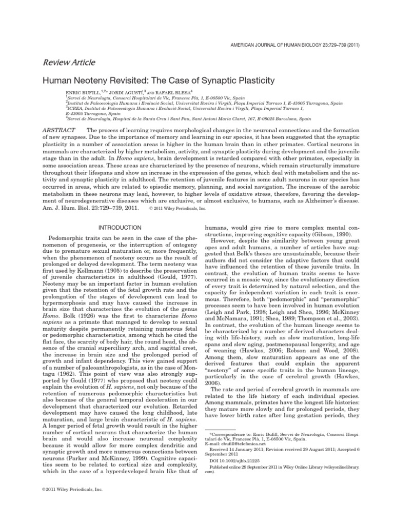 American Journal of Human Biology Volume 23 Issue 6 2011