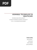 Wearable Technology in Healthcare