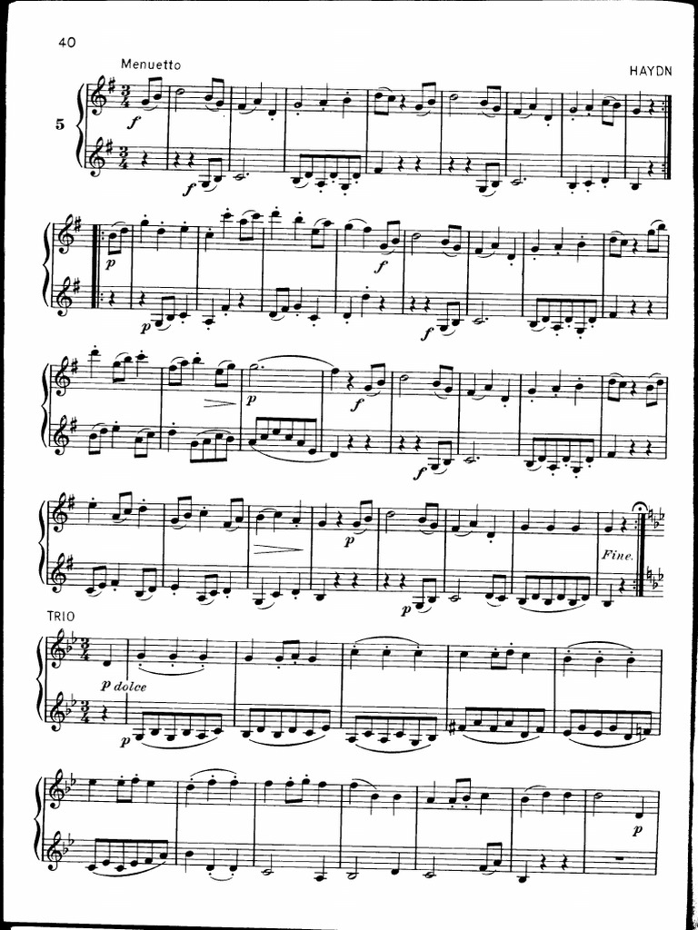 Haydn Duet PDF