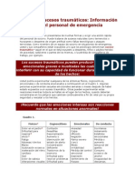 Estrés Por Sucesos Traumáticos