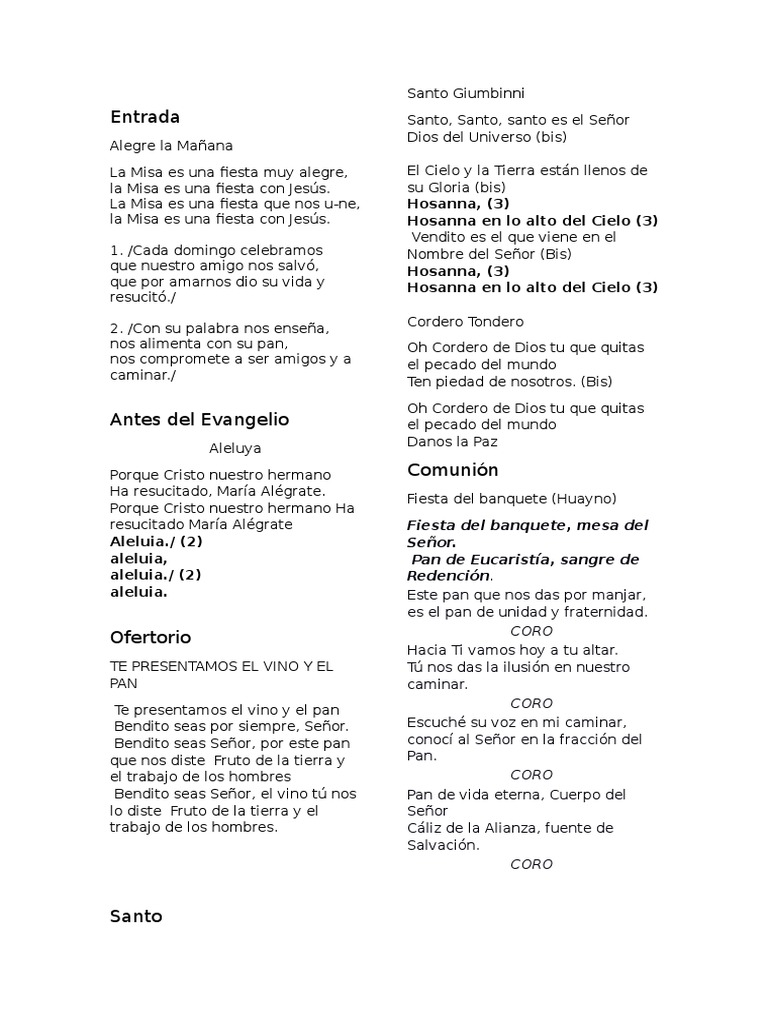 La Misa: Fiesta de Alegría y Fe | PDF | Misa (liturgia) | eucaristía