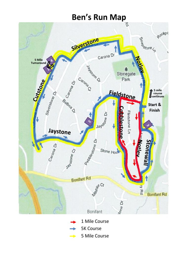 Bens Run Map | PDF