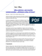 Dieta Hiposódica Estricta y Prevención Cardiovascular