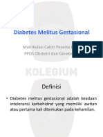 Diabetes Melitus Gestasional Ppt