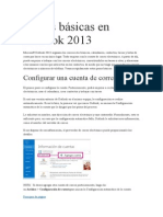 Tareas Básicas en Outlook 2013