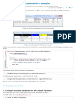 JTable Column Header Custom Renderer Examples